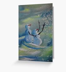 First Snow Greeting Card