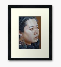 Cassandra 3 Blue-grey day Framed Print