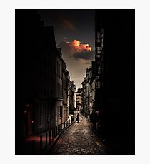 Red cloud in Paris (France) Photographic Print
