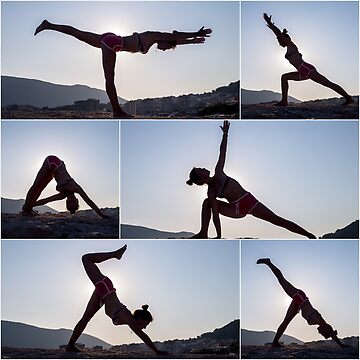 Yoga Poses Collage Clip Art - Great for Art Class Projects! by Daily Art Hub