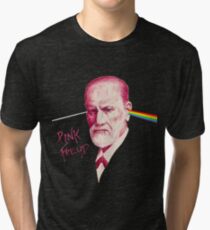 Camiseta de tejido mixto Pink Freud