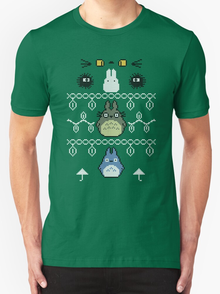 totoro christmas shirt