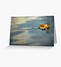 Autumn Leaf Greeting Card