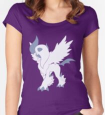 Mega Absol Minimalist Women's Fitted Scoop T-Shirt