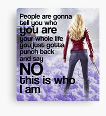 Emma Quote poster Canvas Print