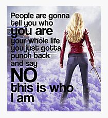 Emma Quote poster Photographic Print