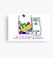 Tetris Canvas Print