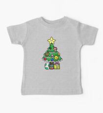 Super Mario - Mushroom Kingdom Christmas (Old) Baby Tee