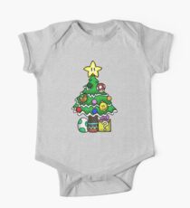 Super Mario - Pilzreich Weihnachten (alt) Baby Body Kurzarm