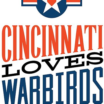 Artwork thumbnail, Cincinnati Loves Warbirds color by Aeronautdesign