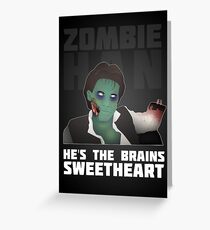 Zombie Han Grußkarte