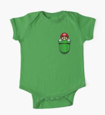 Pocket Plumber Short Sleeve Baby One-Piece