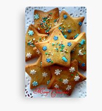 Cookies for Santa Canvas Print