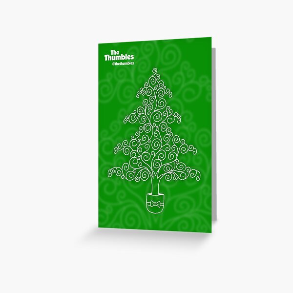The Thumblemas Tree Greeting Card