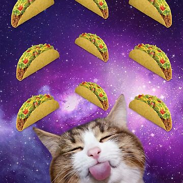 Space Cat Tacos I Love Tacos and Cats