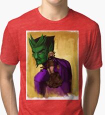 Evil Terra-forming With Beast boy Tri-blend T-Shirt