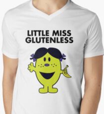 Little Miss Glutenless Men's V-Neck T-Shirt