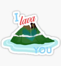 I Lava You Sticker