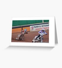 Wolves v Swindon speedway Greeting Card