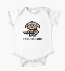 8 Bit Dovahkiin One Piece - Short Sleeve