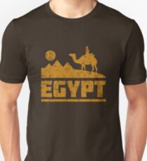 Egypt Pyramids and Camel Unisex T-Shirt