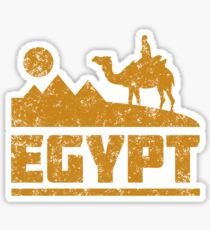 Egypt Pyramids and Camel Sticker
