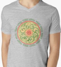 Camiseta de cuello en V Tibet Libre