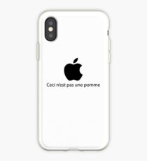 Ceci n'est pas une pomme iPhone Case