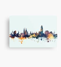 Barcelona Spain Skyline Metal Print