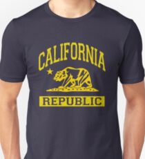 California Bear Republic (Vintage Distressed) Slim Fit T-Shirt