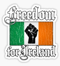 Freedom for Ireland (Vintage Distressed) Sticker