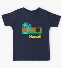 Vintage 80s Hawaii (Distressed Design) Kids Tee