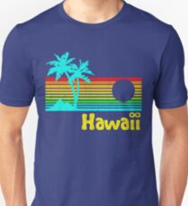 Vintage 80s Hawaii (Distressed Design) Unisex T-Shirt