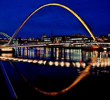 Art Photography - Millennium Bridge, Newcastle-Gateshead by axp7884