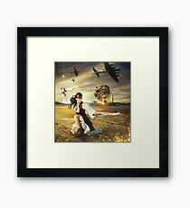 The Steampunk Warrior Framed Print