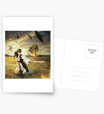 The Steampunk Warrior Postcards