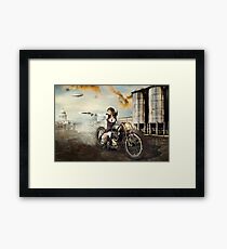 The Steampunk Warrior Framed Print