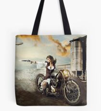 The Steampunk Warrior Tote Bag