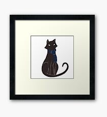 Purrlock Holmes Framed Print