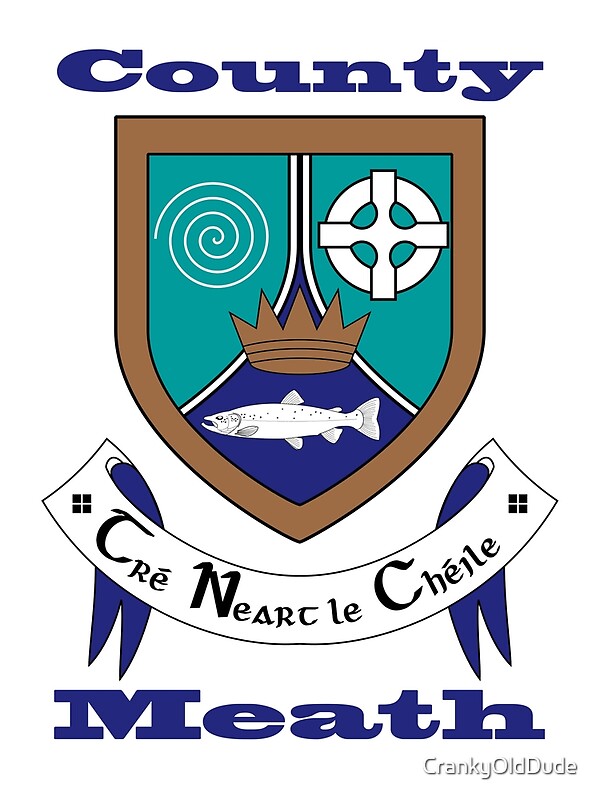 "County Meath Coat of Arms" by CrankyOldDude Redbubble