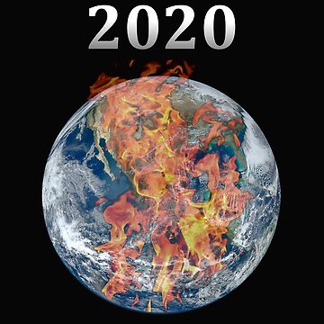 Artwork thumbnail, Year 2020 Pandemic World Burn by richtatejr