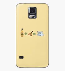 Rum + Bell = Abgeplatzte Tasse (Rumbelle) Hülle & Klebefolie für Samsung Galaxy