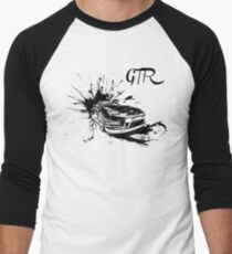 Black Nissan GTR Men's Baseball ¾ T-Shirt