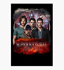 Supernatural Family dont end with blood 3 Photographic Print
