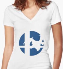 Meta Knight - Super Smash Bros. Women's Fitted V-Neck T-Shirt
