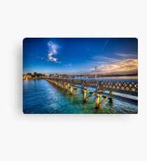 Yarmouth Pier IOW Canvas Print