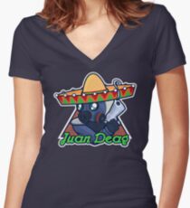 Juan Deag - Counter-Terrorist Women's Fitted V-Neck T-Shirt