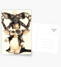 Gizmo and Spike from Gremlins Postcards