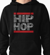 Hip Hop in Black Pullover Hoodie