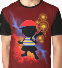 Super Smash Bros. Ness Silhouette Graphic T-Shirt